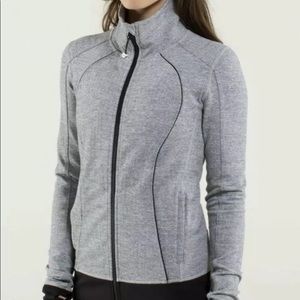 Lululemon Nice Asana Ghost Herringbone Jacket